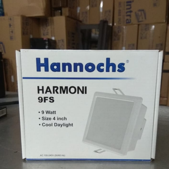 Hannochs Downlight LED 9 Watt Harmoni 9FS CDL Lampu Plafon Ruangan Cahaya Putih Original