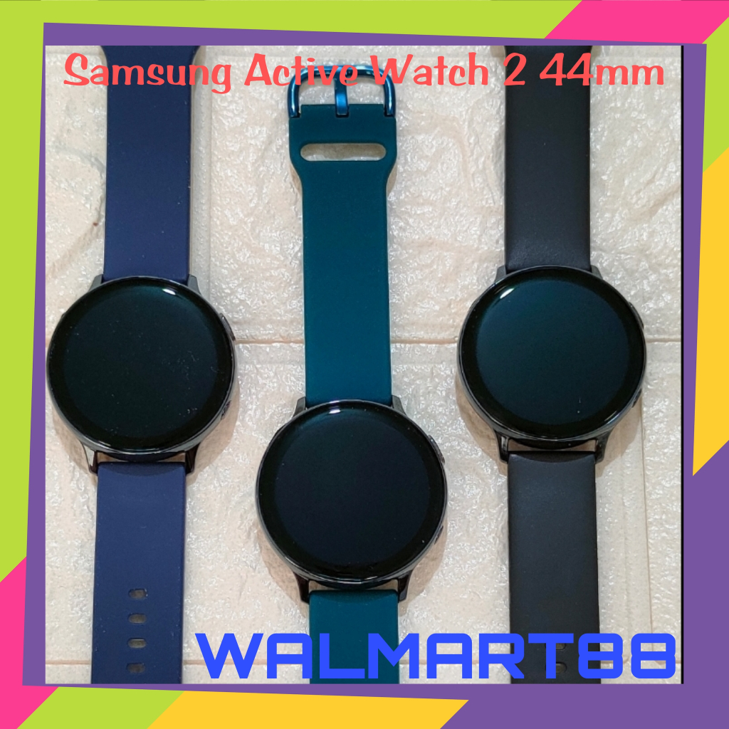 Samsung Watch Active 2 44mm stainless Second 99% seperti baru