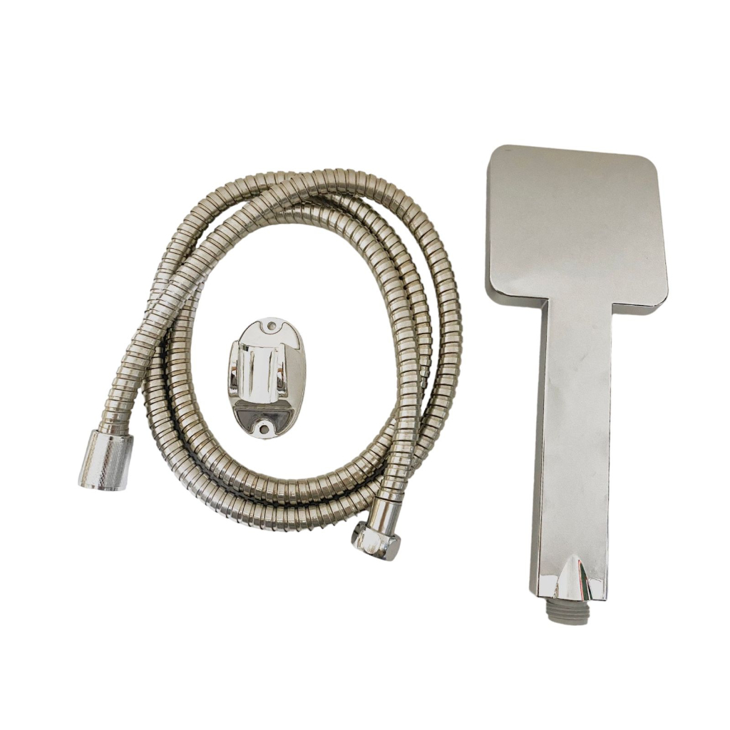 Handshower Set Kotak unik Putih 20P MURAH - Set Hand Shower White Minimalis Q13