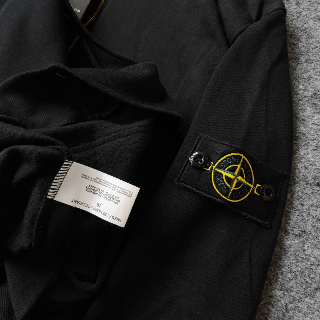 Jaket Sweater Hoodie STONE ISLAND premium full tag &amp; lebel