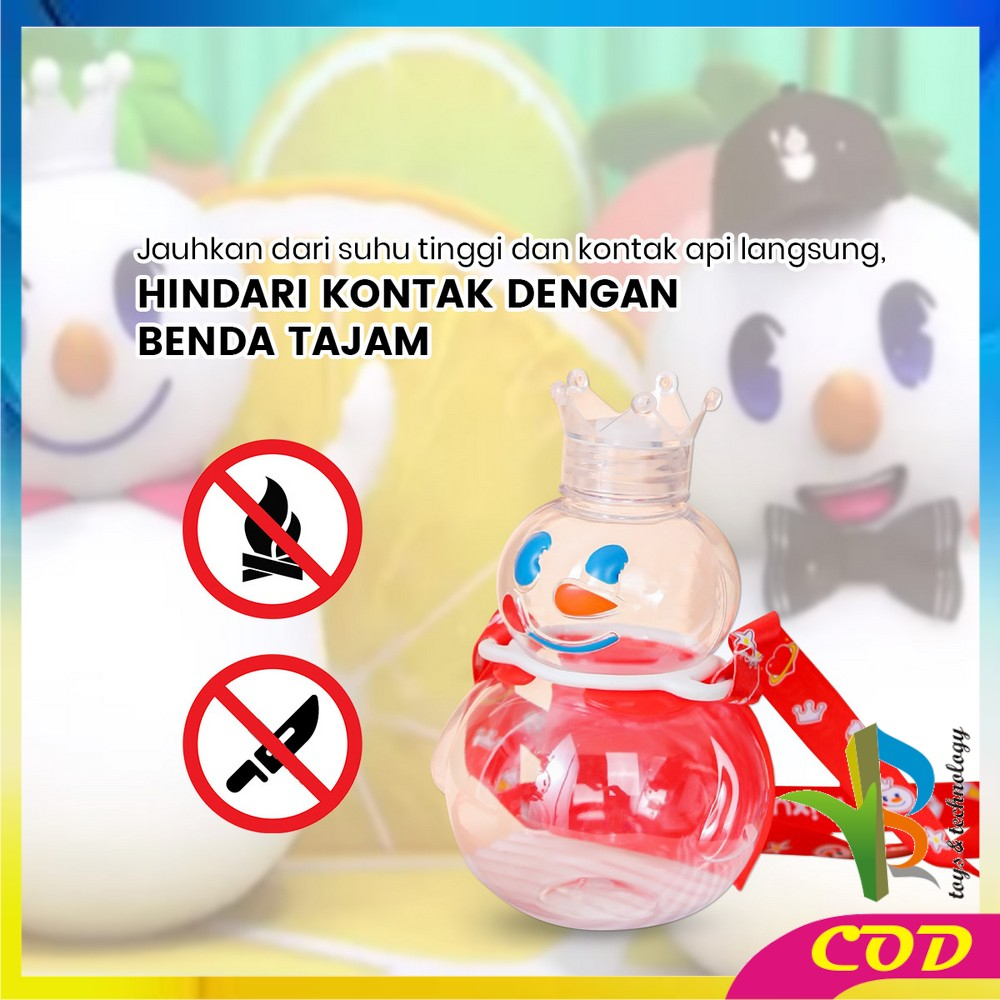 RB-C889 Botol Minum Anak Tumbler Mixue 700ML BPA FREE  / Tempat Minum Mixue Tumblr Botol Minum Lucu Motif Karakter Snow King dengan Sedotan