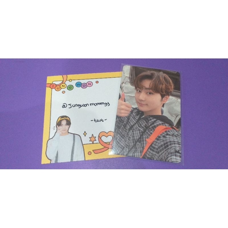 READY PHOTOCARD BDC JUNGWON DOWN SELCA