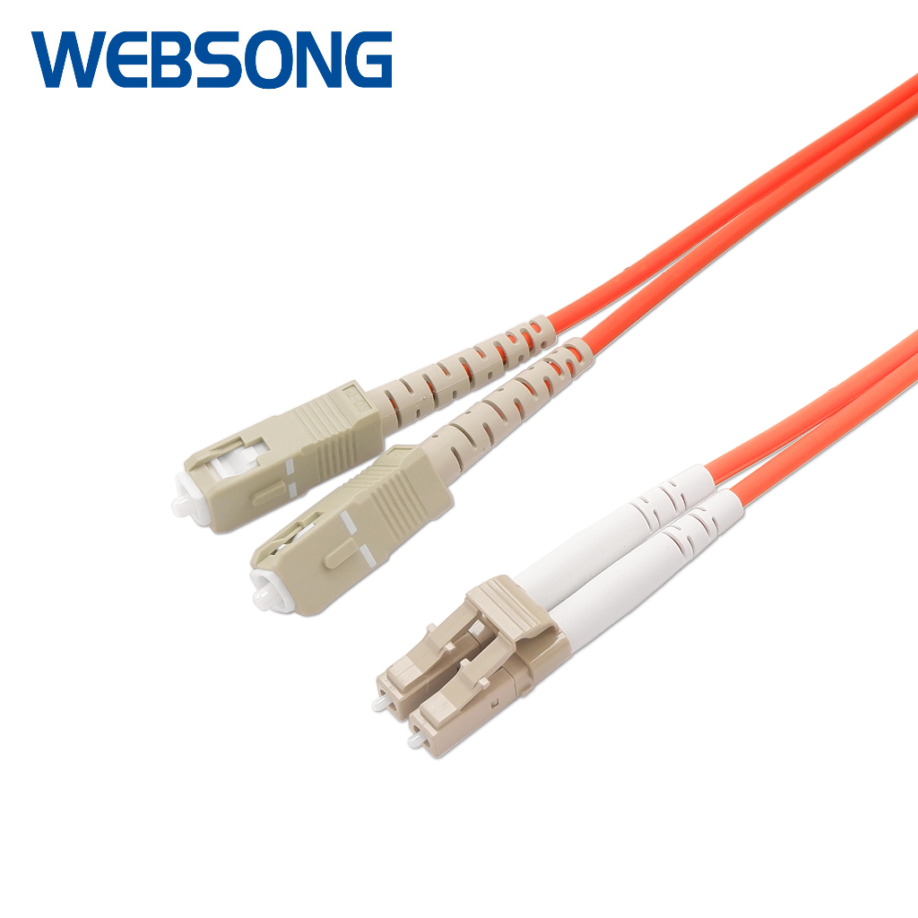 Kabel Fiber Optic Patch Cord SC to LC Multimode Duplex 3M WEBSONG