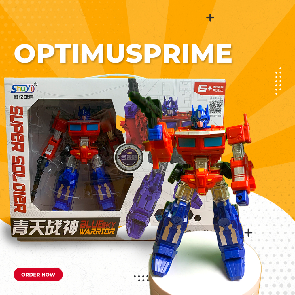 Robot TRANSFORMERS - Optimus Prime &amp; Bumblebee Z0102 Mainan Anak Robot Action Figure Transformers The Reformers dapat berubah jadi Mobil