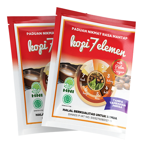 

KHz KOPI 7 ELEMEN ISI 10 SACHET - Kopi Herbal Rempah Rempah Herbal