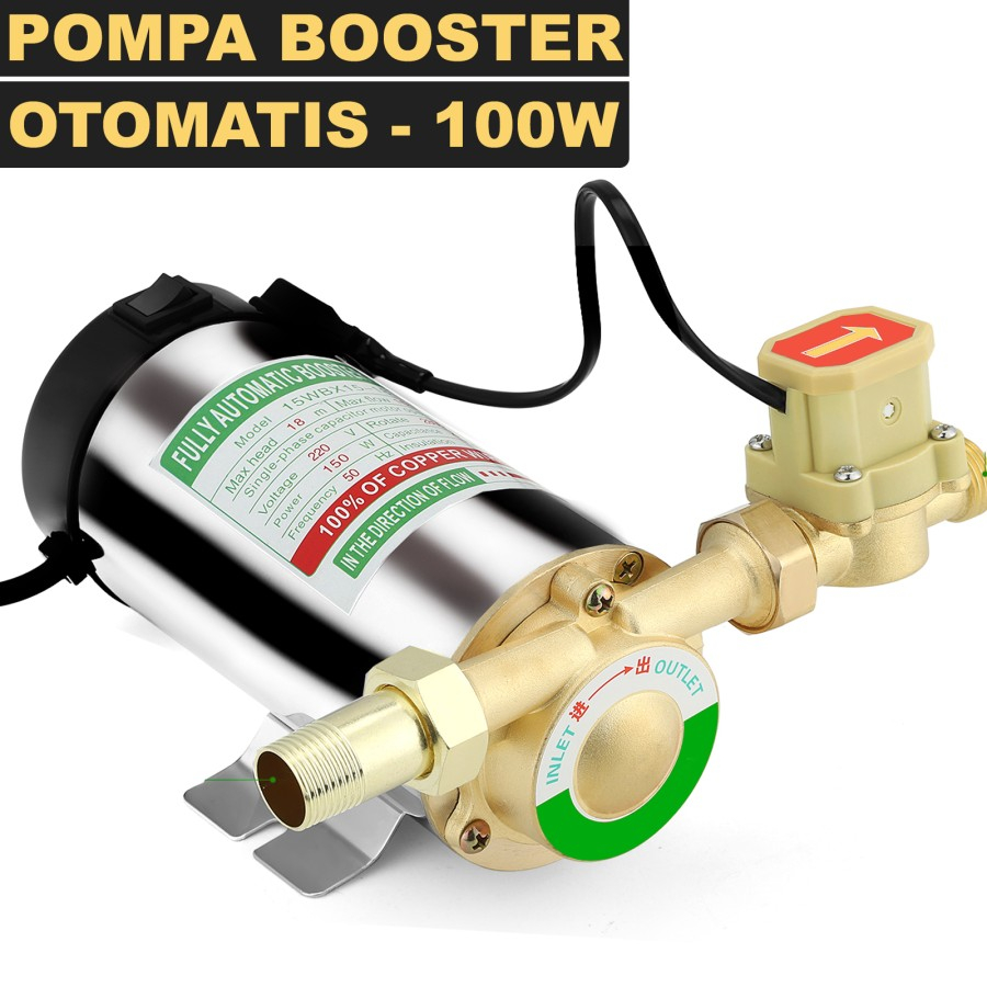 Pompa Booster Otomatis / Pompa pendorong otomatis - Daya AC 220v 100W