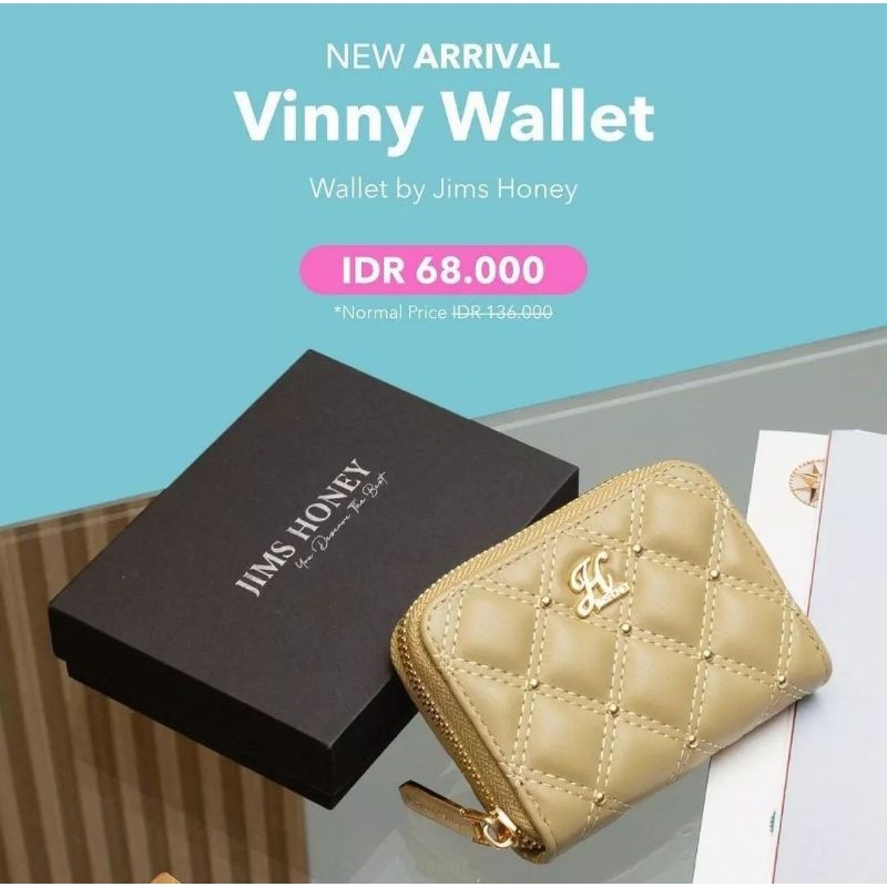 JIMS HONEY VINNY WALLET + Free Exclusive Box