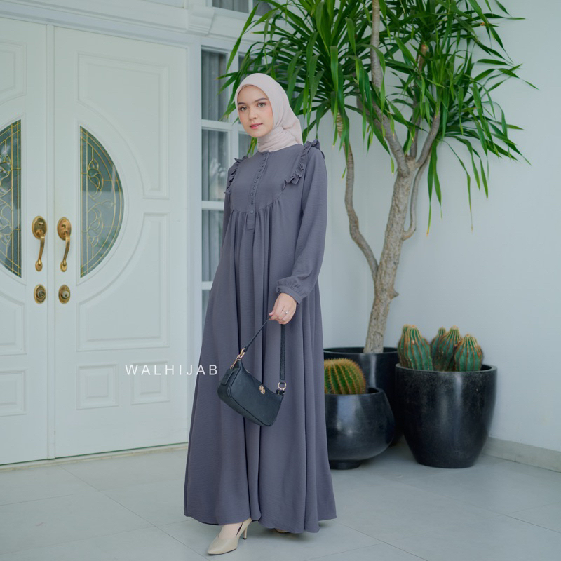 Zalina Dress - Dress Crinkle Airflow Premium Busui