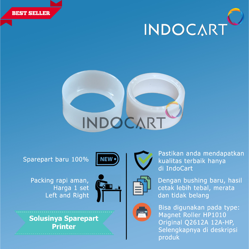 Bushing Mag Roller-HP 1010-Left &amp; Right (set)