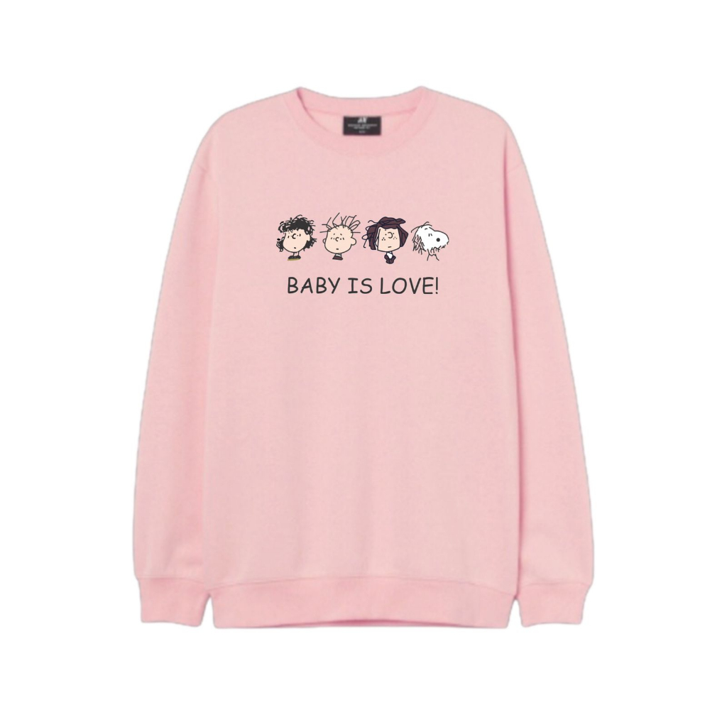 SNOOPY BABY IS LOVE Sweater Oversize M - L - XL - XXL