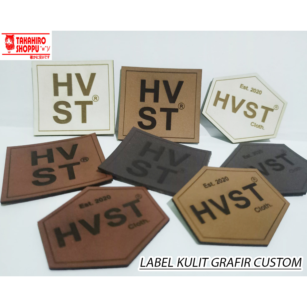 

Label Kulit Sintetis Custom Grafir I Tag Kulit Imitasi I Brand CUSTOM DESIGN