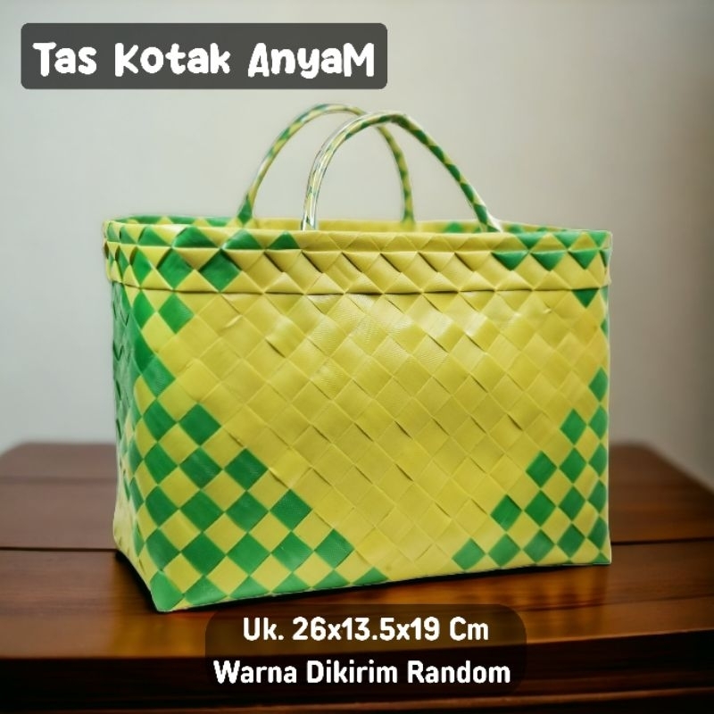 Tas Anyam Kotak Tas Belanja Tas jinjing