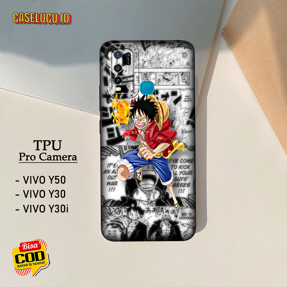Softcase Hp Vivo Y50 / Y30i / Y30 Terbaru - Fashion Case Anime - Case Vivo Y50 / Y30i / Y30 - Casing Hp Vivo Y50 / Y30i / Y30 - Kesing Hp - Silikon Hp - Cover Hp - Case Lucu - Aksesoris Handphone - Premium 3D Pro Camera