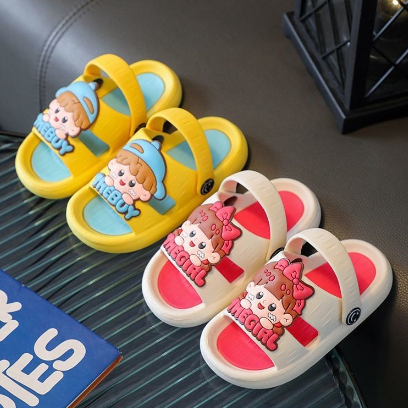 GLORYKIDZ 23SH21131 Sepatu Sendal Anak Perempuan Laki Laki Sandal Anak 1 Tahun - 5 Tahun bayi balita laki laki dan perempuan kartun karakter karet jelly import premium the boy the girl size 20 -31