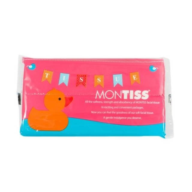 Tisu Wajah Montiss Travel Pack 50s 2ply / Tissue Montis 50 Sheets 2 Ply