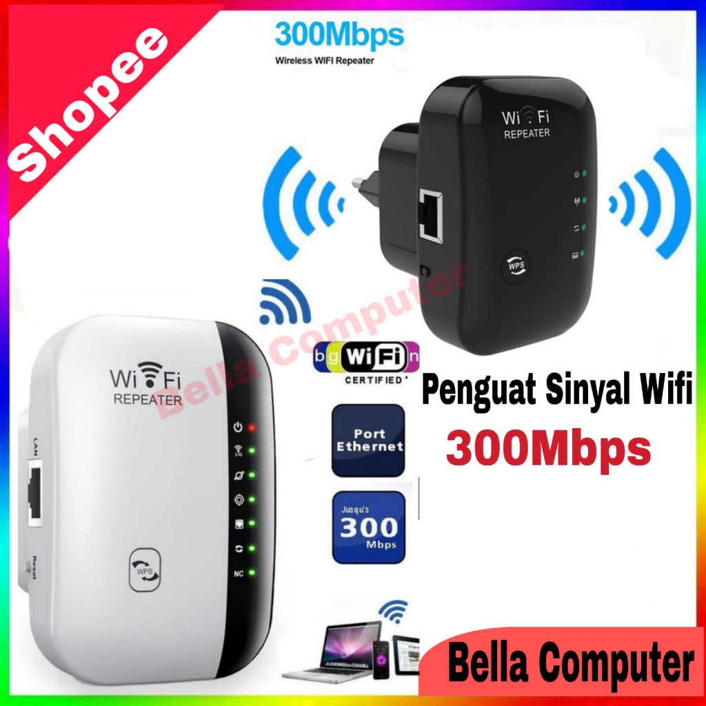 WIFI Repeater 300Mbps Wireless-N/Wifi Router portable repeater 300mbps/Router 300Mbps Nirkabel WiFi Repeater WiFi Router WIFI Penguat Sinyal Jaringan Repeater Extender WIFI Ap/Penguat Sinyal WiFi Nirkabel 300Mbps Penguat Sinyal Wi-Fi Jangkauan Wifi 802.11