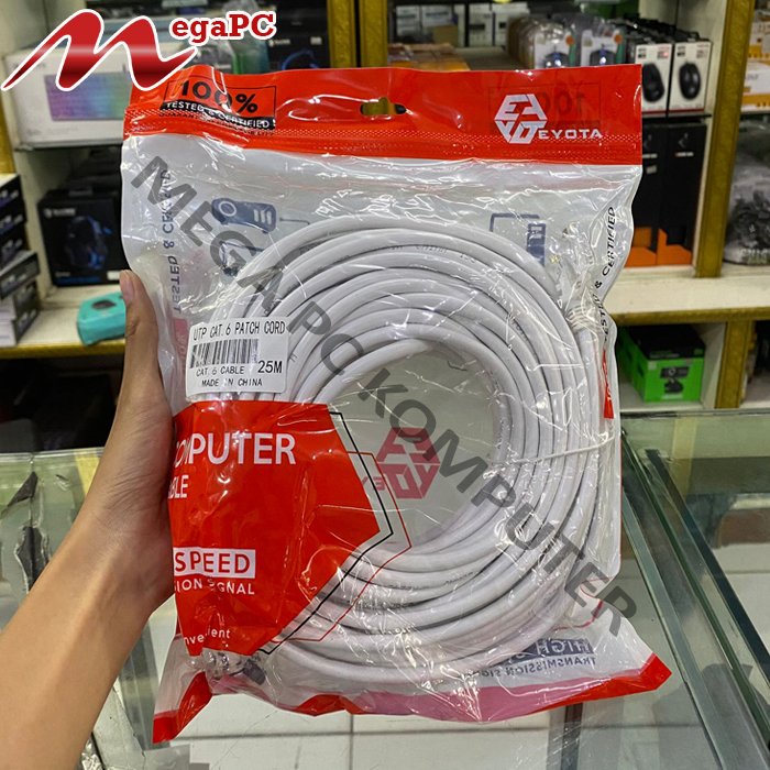 Kabel LAN Internet CAT 6E Siap Pakai