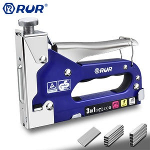 RUR Staple Gun 3 in 1 Multi Purpose Nailing Machine - R2010 - Blue