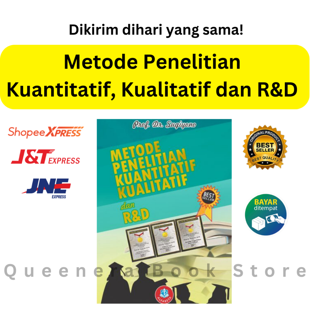 Buku Metode Penelitian Kuantitatif, Kualitatif, dan R&D Prof. Dr. Sugiyono 2021 Original