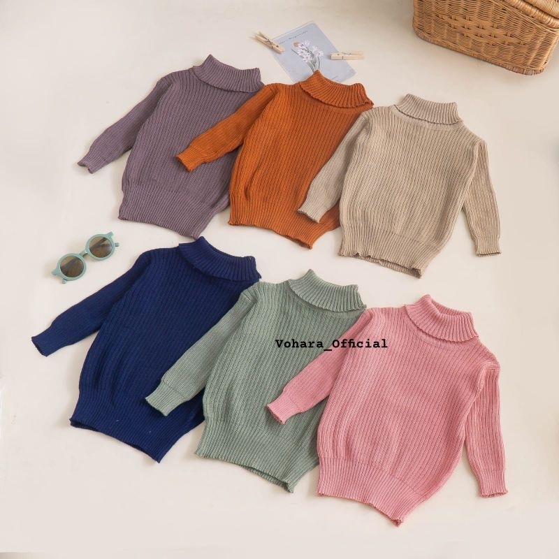 3-5 Tahun PALOMA SWEATER RAJUT | Atasan Rajutan Anak Berkerah