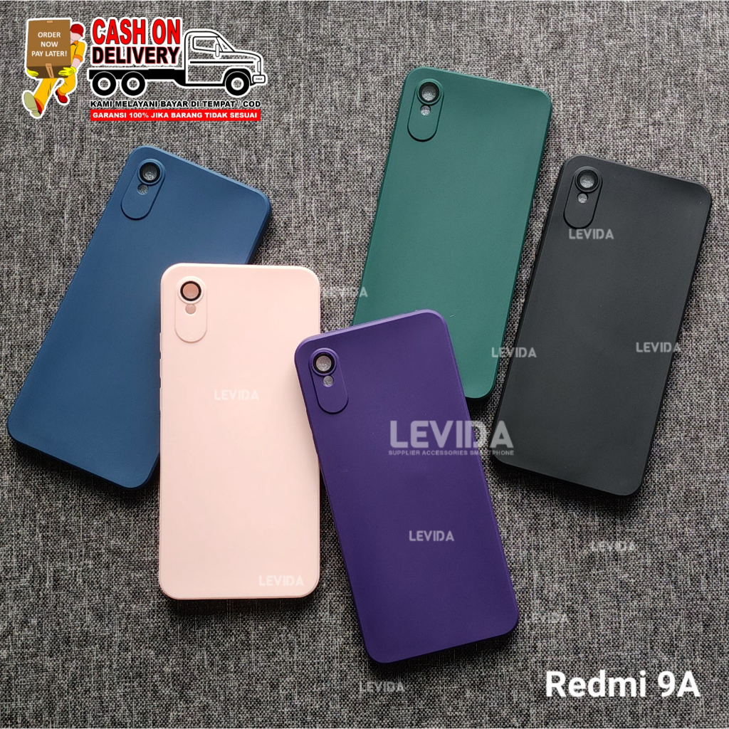 Redmi 9 Redmi 9a Redmi 9c Redmi 10a Softcase Macaron Lens Protect Kamera Square Case Redmi 9 Redmi 9