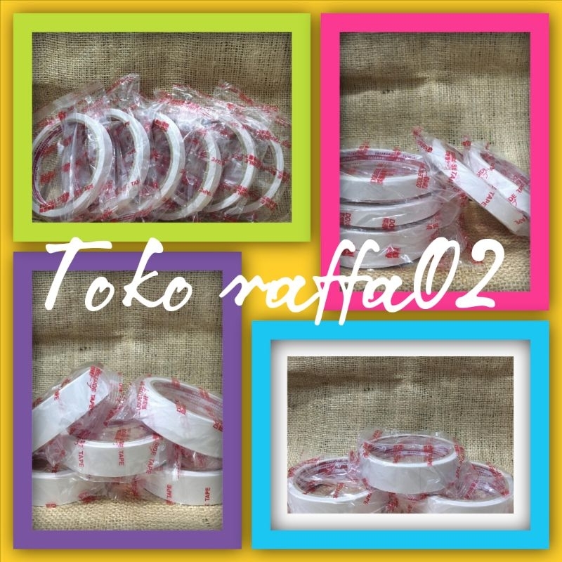 

DOUBLE TAPE MURAH 1/2 INCH DAN 1 INCH DOUBLE TAPE PUTIH DOUBLE TAPE SAZANAMI