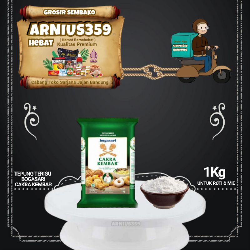 

TEPUNG TERIGU SERBAGUNA, MILA, TULIP, BOGASARI 1 KG