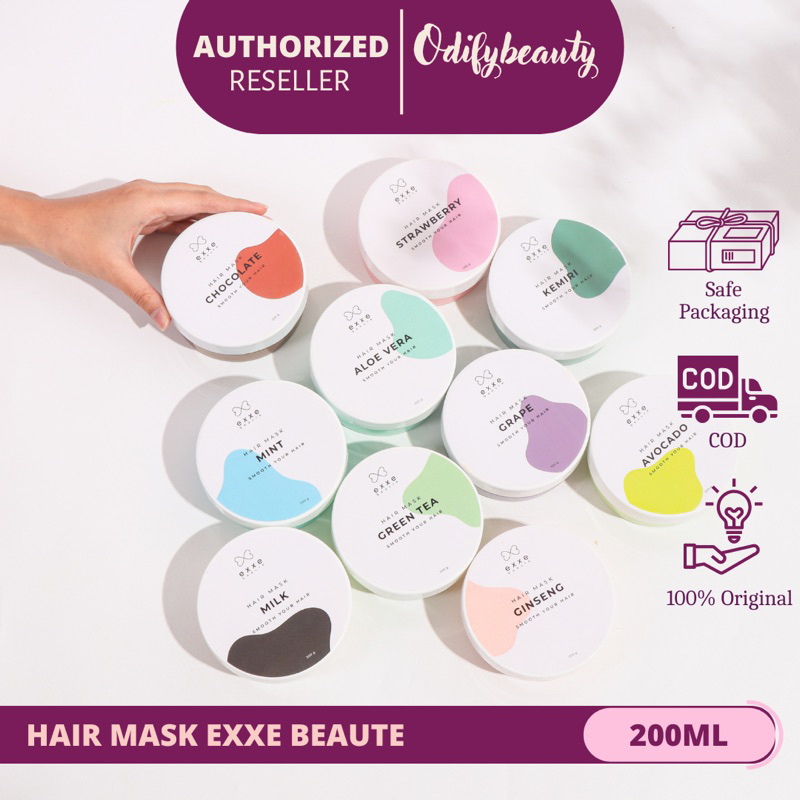 (DISTRIBUTOR) BPOM EXXE ID MASKER RAMBUT CREAMBATH ALA SALON 200ML | HAIR MASK EXXE ID