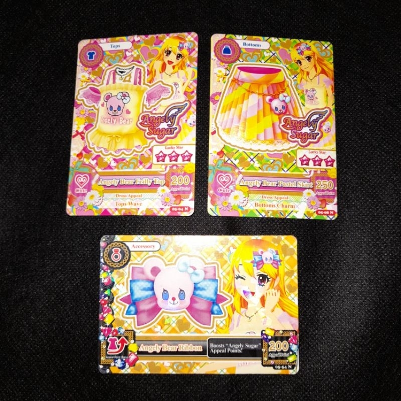 (AIKATSU CARD) Angely Bear Set
