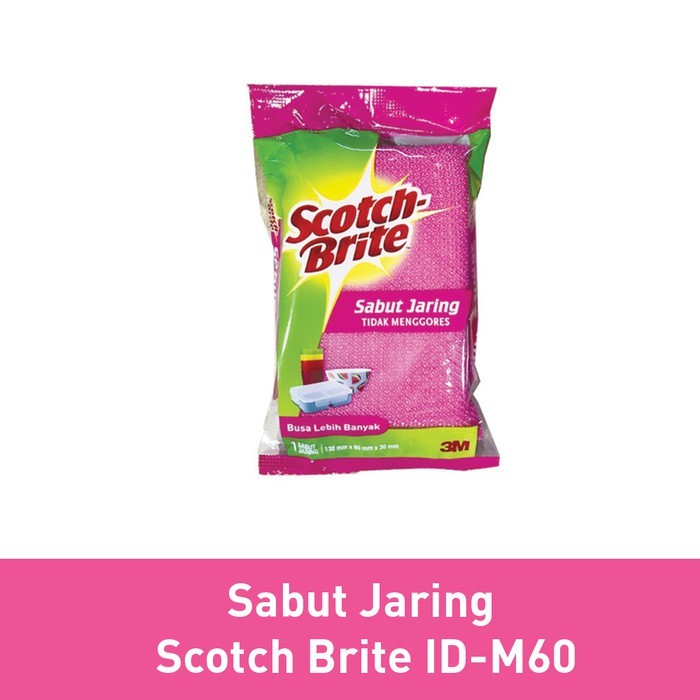 scotch brite sabut jaring - sponge sabut jaring - sabut cuci piring