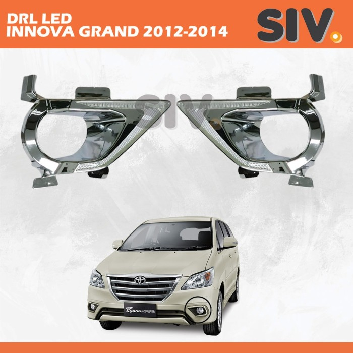 COVER FOGLAMP TY INNOVA GRAND 2012-2014 DRL LED COVER FOGLAMP