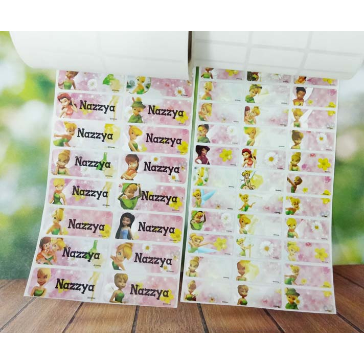 

Label Nama Import Waterproof TINKERBELL