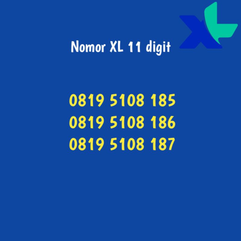 nomor xl cantik 11 digit super ngobrol murah