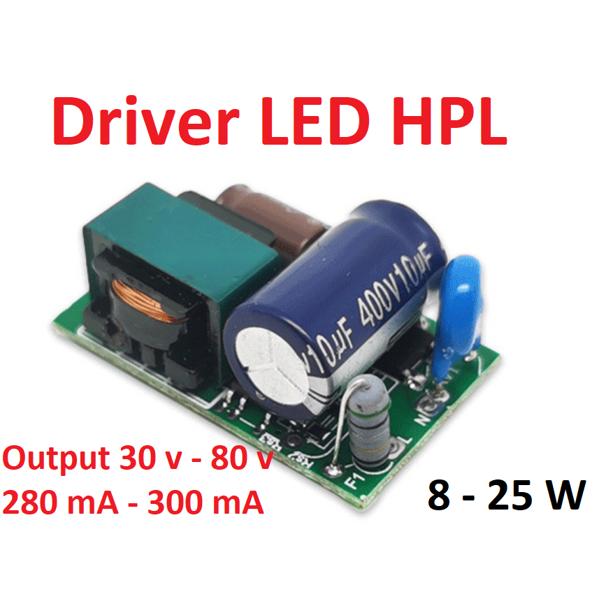 Power Supply LED driver AC to DC Seri HPL 1W 8 W-25W 25 Watt