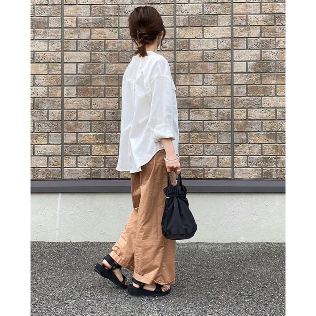 GU by uniqlo Cotton Wide Leg Pants