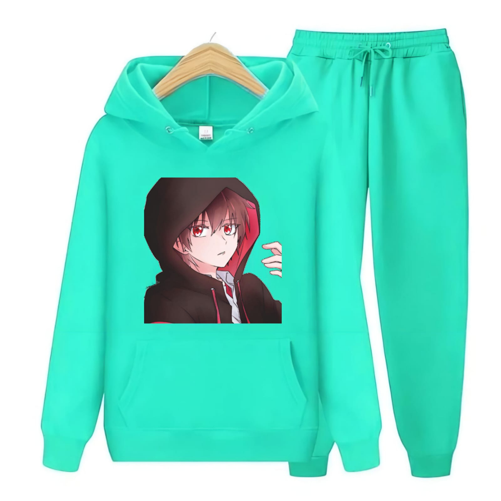 Setelan Sweater Hoodie Anak Anime Kagerou