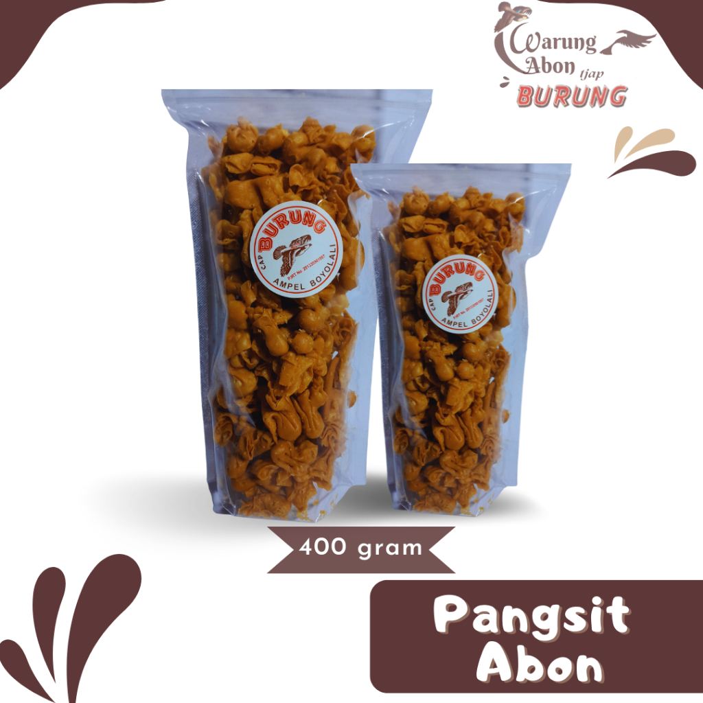 

Pangsit Abon Cap Burung 400 gram