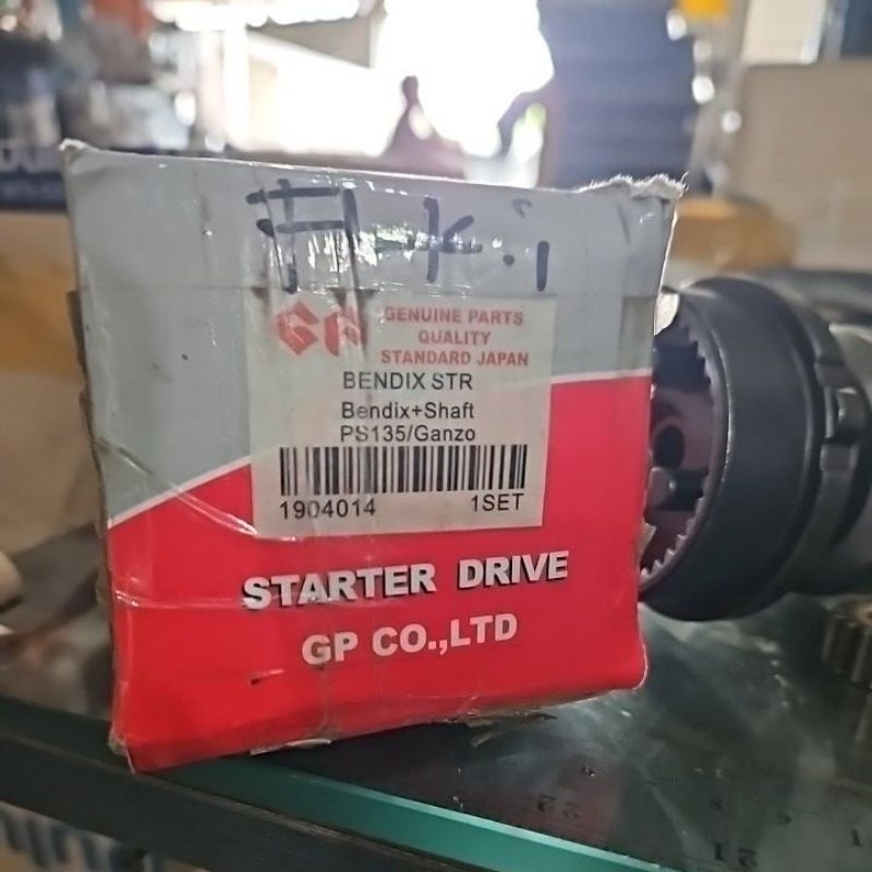 Bendix Stater Dengan Gigi Gear Shaft PS125 CANTER PS135