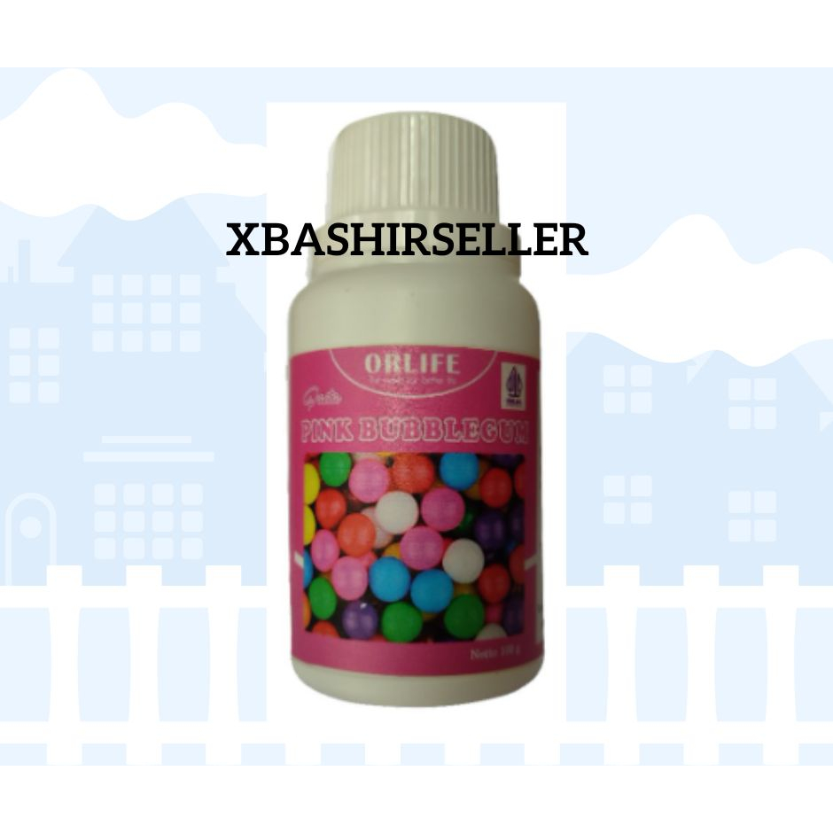 

FREE✨Pasta Perisa Orlife Pink Gum 100 Gram Pewarna Penambah Rasa Makanan & Minuman