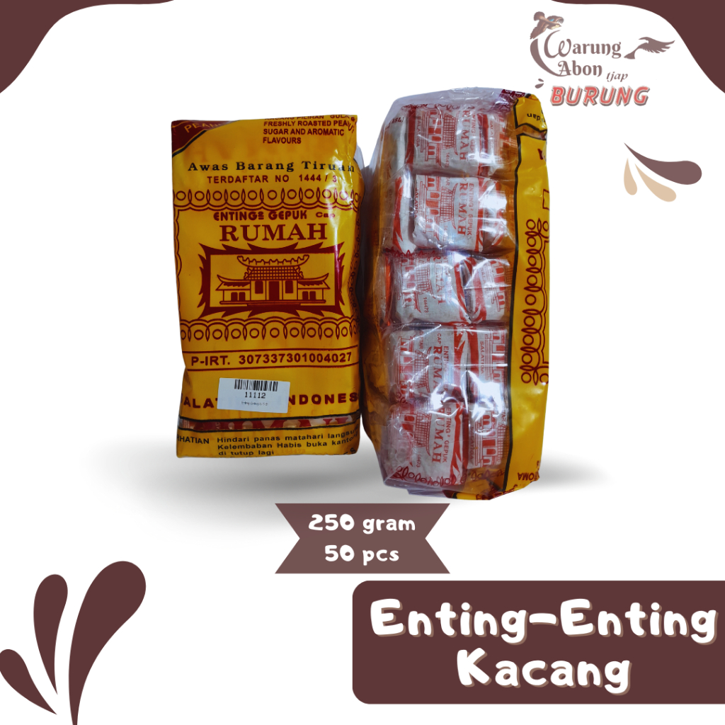 

Enting Enting Kacang Cap Burung 250 gram