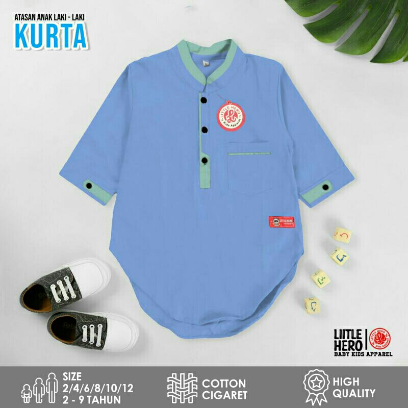 New Kemeja Kurta Anak Laki-laki High Quality