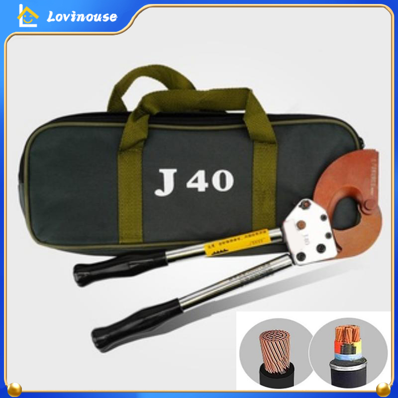 ⚡Flash Sale！！！⚡Pemotong Kabel Alat Pemotong Kabel Manual Ratcheting Ratchet J40/J75 Cutting Rang Max 300mm2 3x120mm2