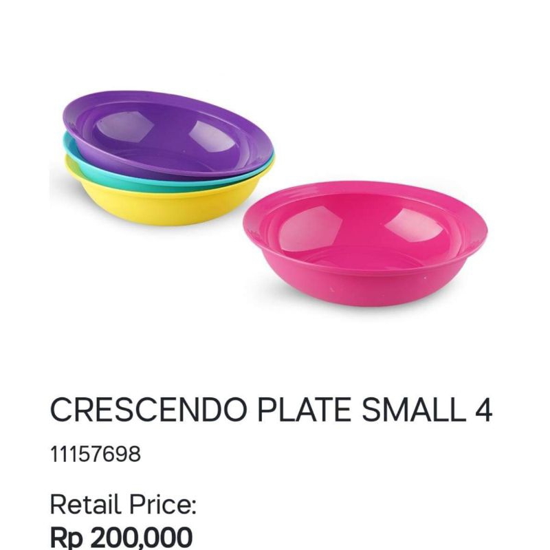 piring / plate Original tupperware