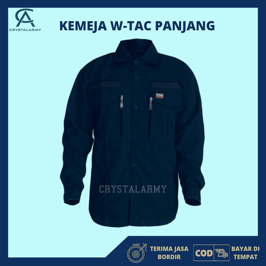 Kemeja Pria Terbaru Kemeja Tactical W-Tac Lengan/tangan panjang pdl lapangan