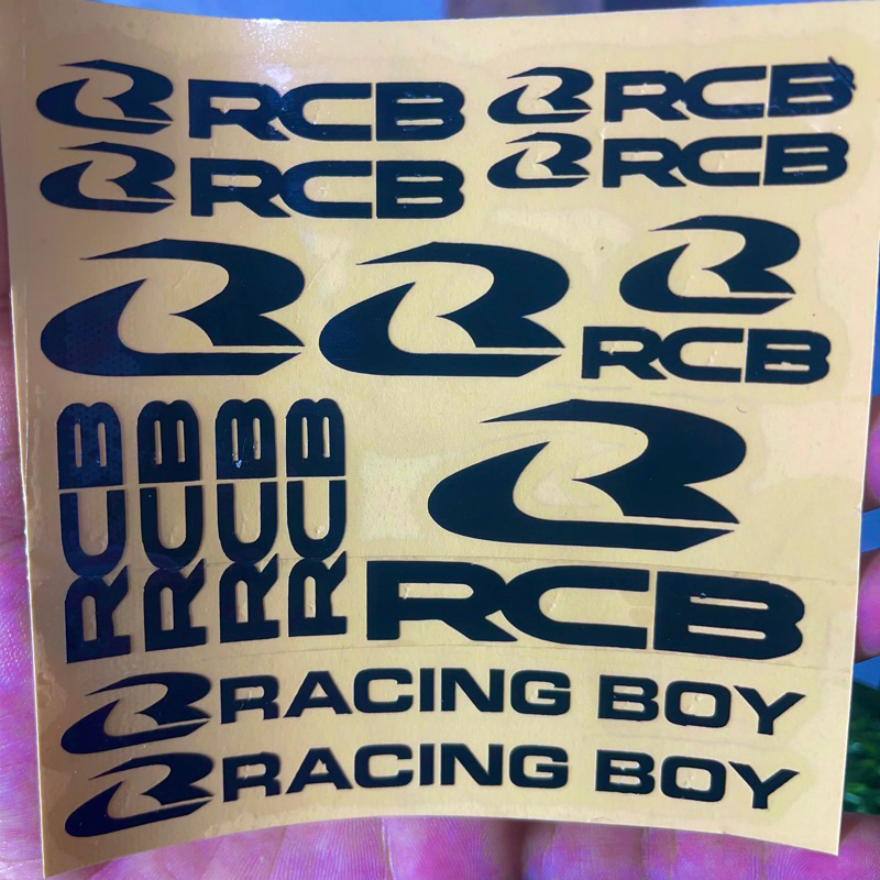 Stiker rcb 1 set sticker motor paket cutting