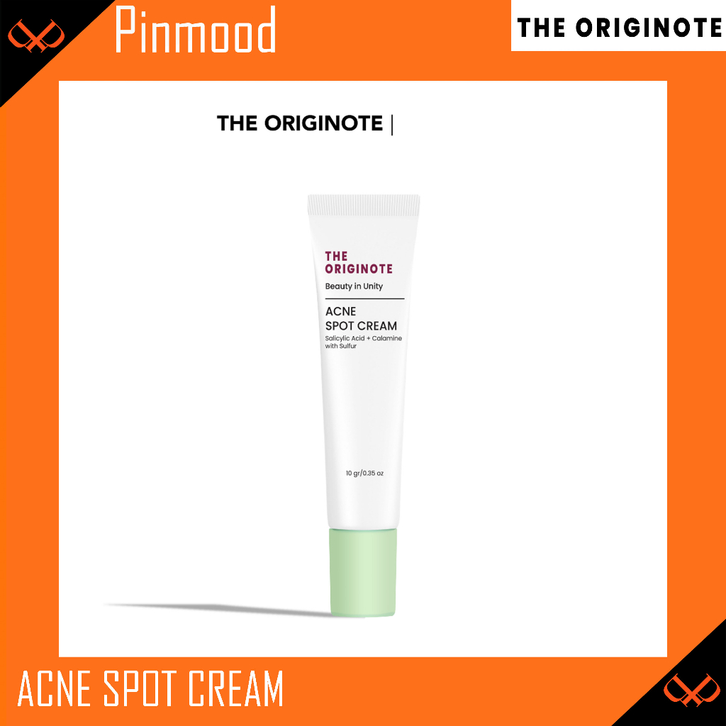 THE ORIGINOTE ACNE SPOT CREAM [ 10 G ] ACNE SPOT TREATMENT GEL PERAWATAN JERAWAT UNTUK MENYEMBUHKAN DAN MENGEMPESKAN JERAWAT WITH SALICYLIC ACID CALAMINE SULTUR