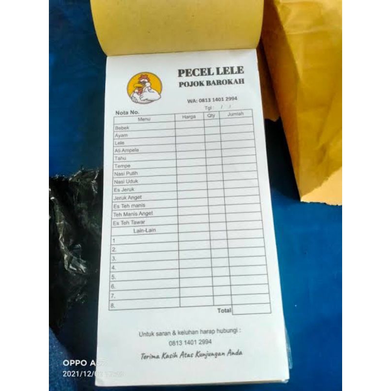 

NOTA 1/3 2PLY MURAH CUSTOM