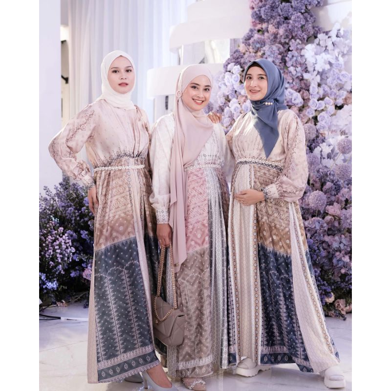 open po dress vanillahijab / Ester series / tudejul series /looklike