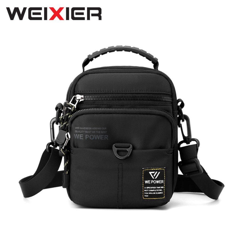 WEPOWER 5804 Tas Selempang Pria Kecil Mini Belt Sling Bag Anti Air WK-SBY