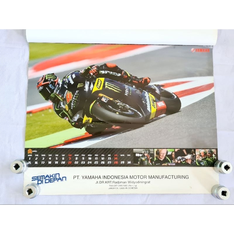 Kalender lawas YAMAHA MOTOR GP 2013 ORI